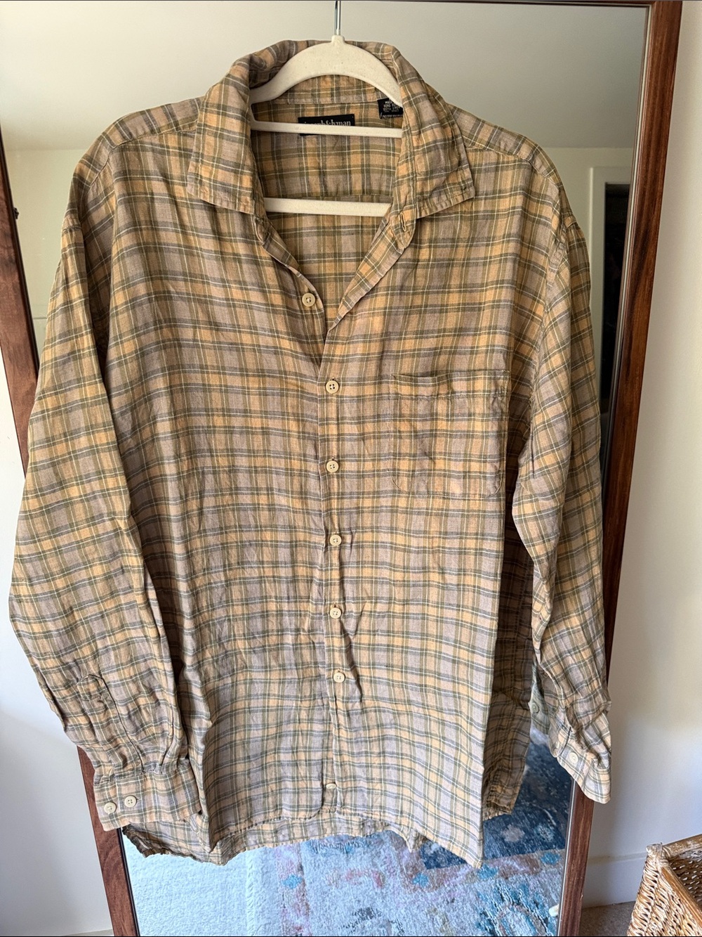 Men’s Vintage Linen Shirt